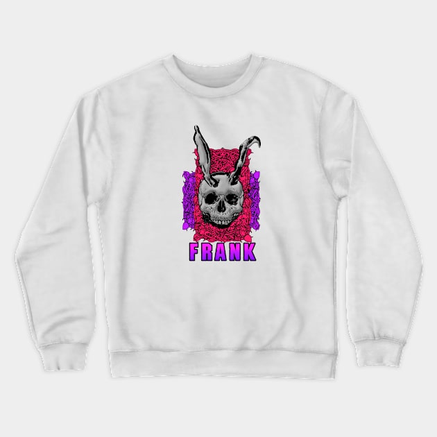 FRANK THE BUNNY Crewneck Sweatshirt by theanomalius_merch